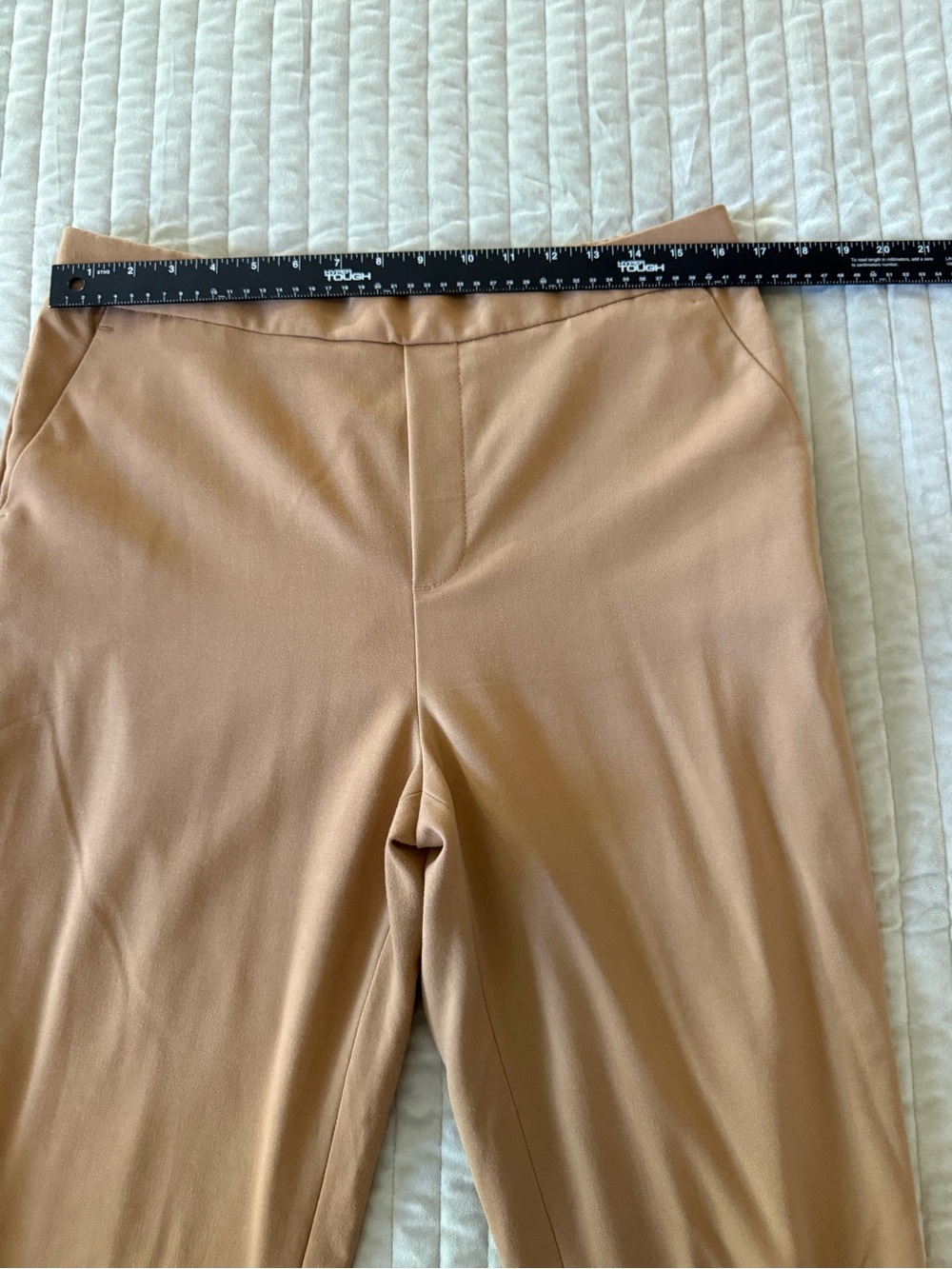 Banana Republic Women’s Size 12 Camel Tan Straight Leg Dress Pants Trousers - Picture 4 of 10